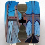Ponts de Shanghai et Brooklyn peints en micro-peinture sur cadrans