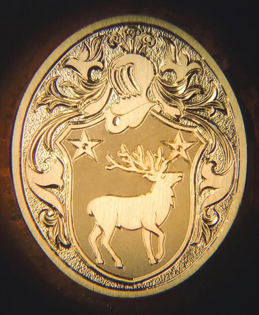 gravure main chevalière